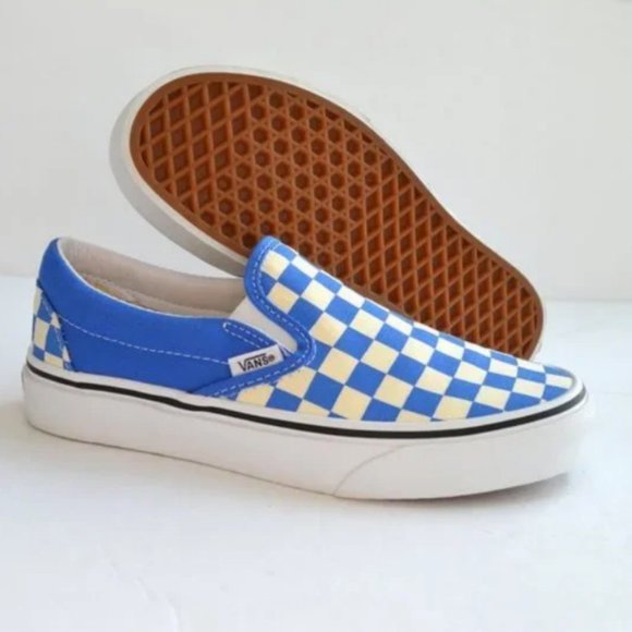 Vans Shoes - Vans slip on checkerboard blue nebulas sneaker sho